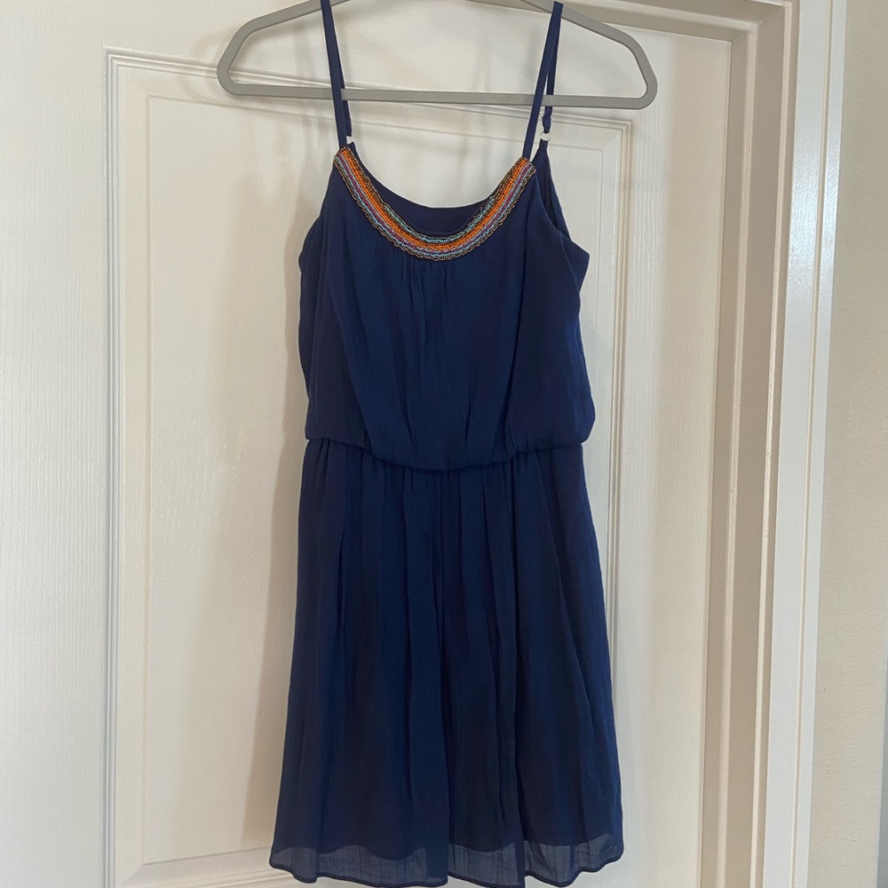 Blue Beaded Dress